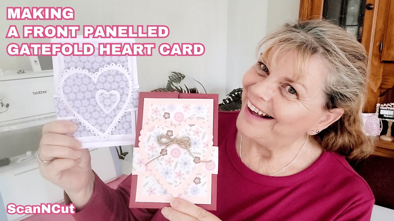 Front Panelled Gatefold Card| Easy ScanNCut Card Tutorial + Free SVG! #ScanNCut #Canvas Workspace