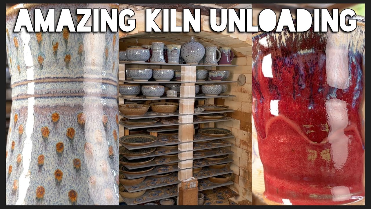 Glaze Kiln Unloading - high fired gas reduction pottery