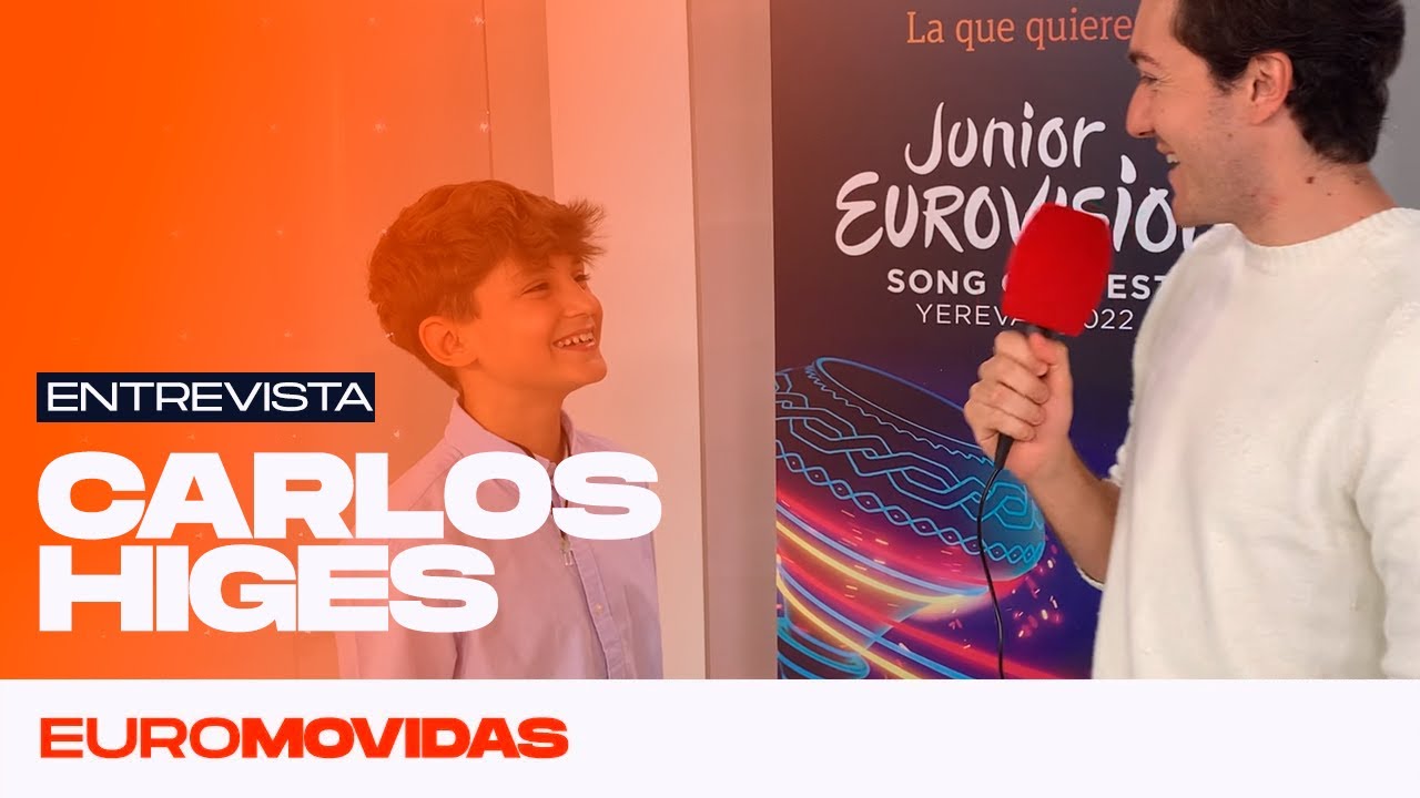 Entrevista a Carlos Higes (Eurovisión Junior 2022) después de lanzar 'Señorita'  | EUROMOVIDAS