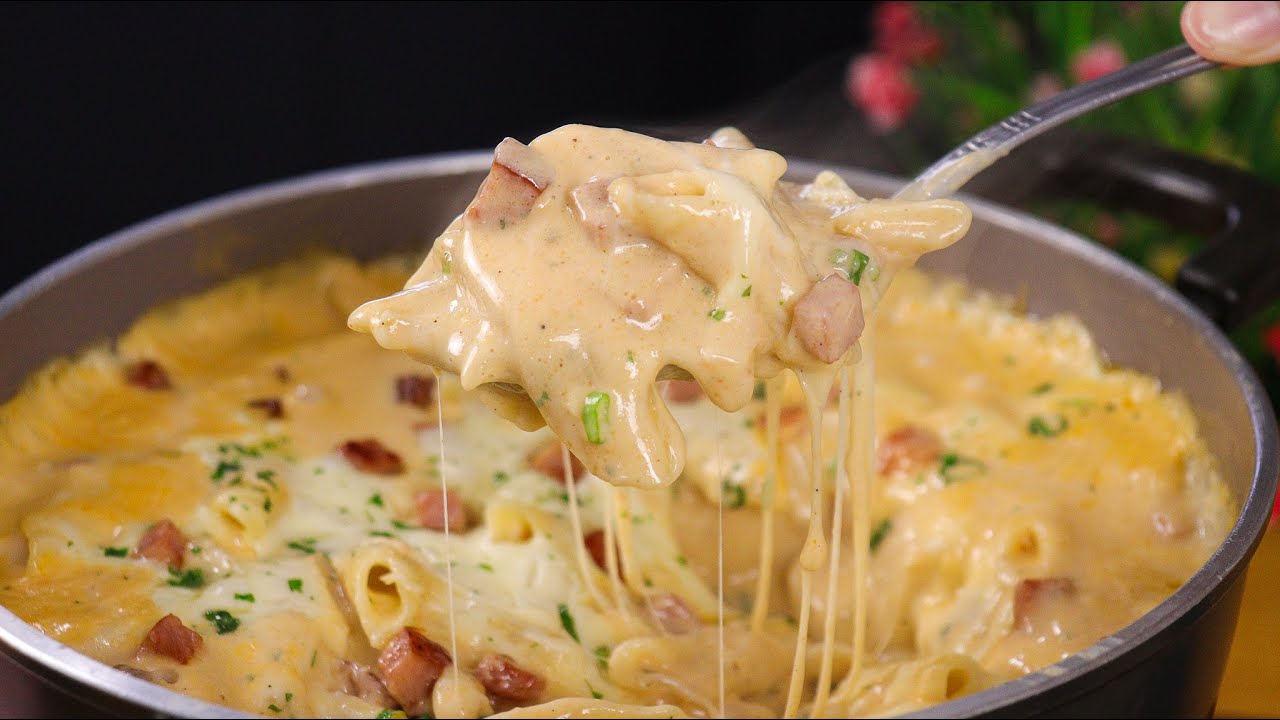 MACARRÃO CREMOSO NA PANELA FÁCIL PRA FAZER AINDA HOJE | TE ENSINO UM CREME  LEVE E DELICIOSO