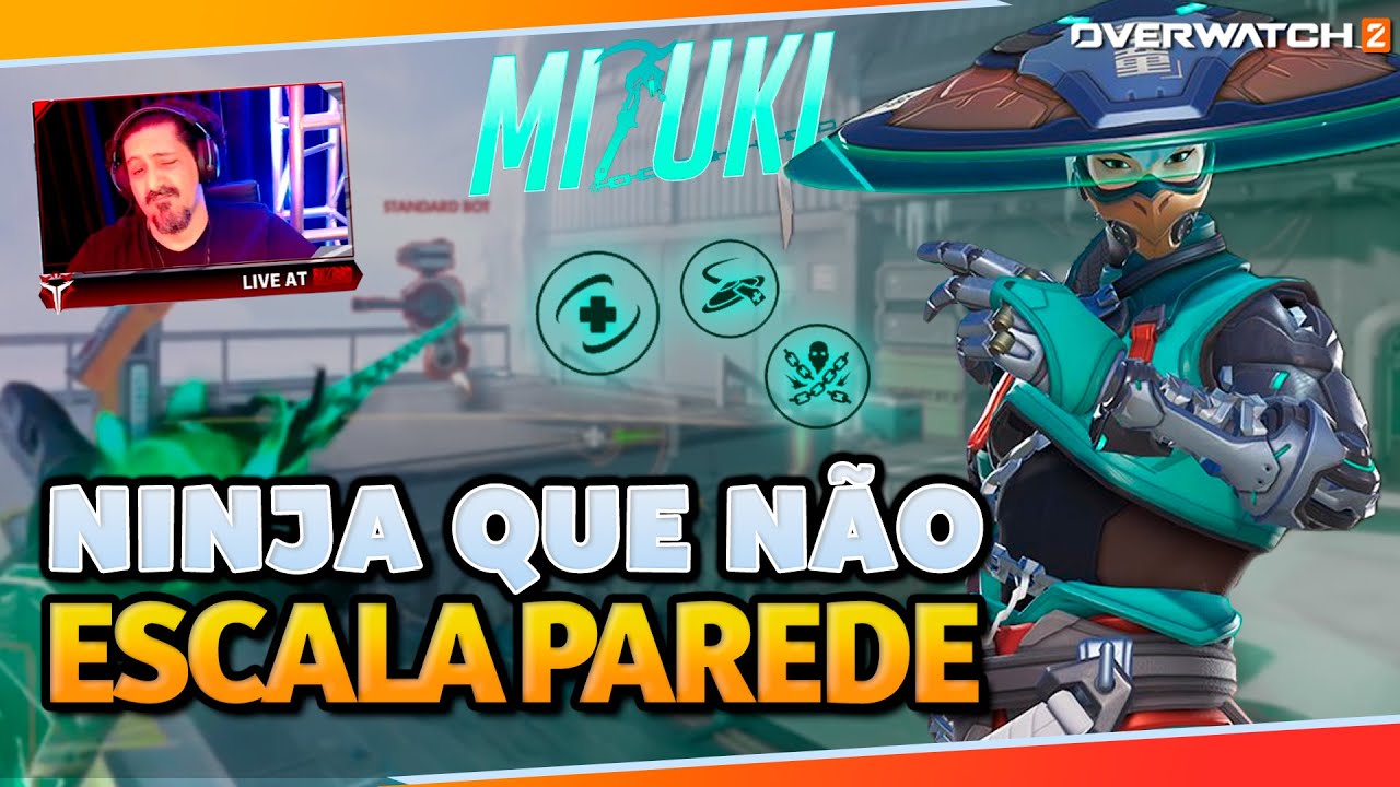 MIZUKI TODAS HABILIDADES, e Gameplay Completa no Overwatch DIRETO DA BLIZZARD!