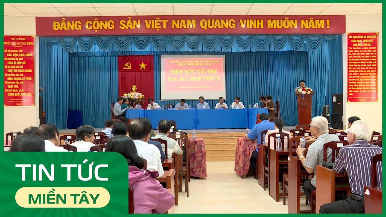 Cử tri phường Đạo Thạnh kiến nghị nhiều vấn đề dân sinh | THDT