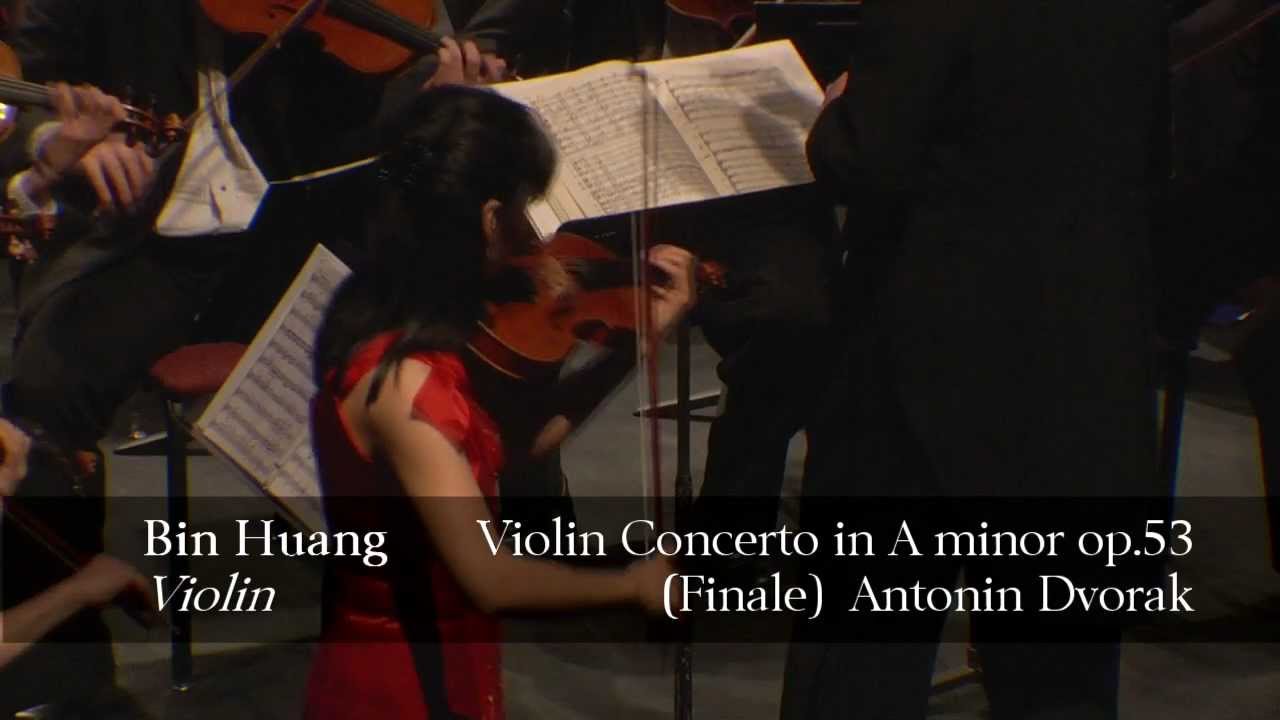 Bin Huang and the Ludwig Symphony Orchestra.  Maestro Thomas Ludwig conducting.
