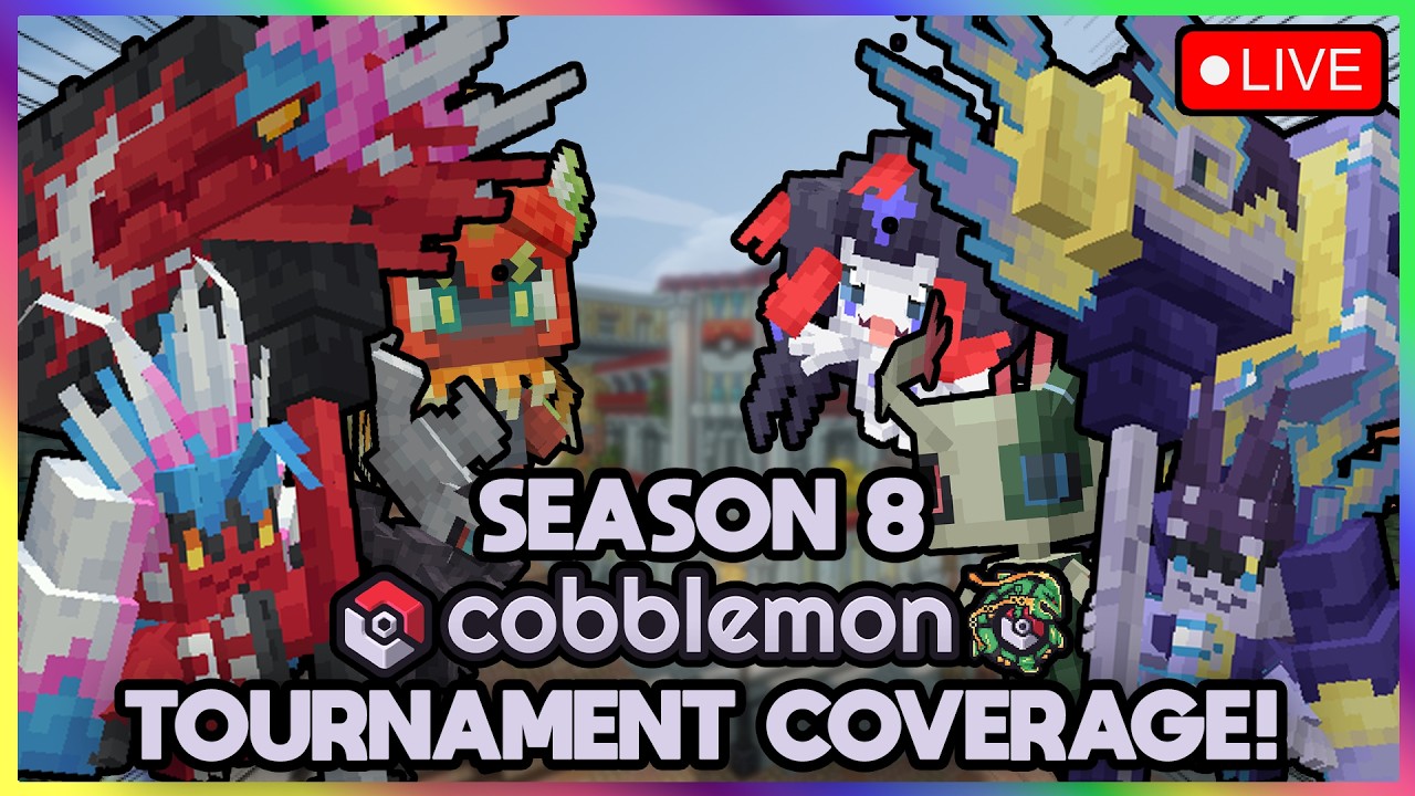 COBBLEMON DELTA SEASON 8 CHAMPION TOURNAMENT COVERAGE! COME WATCH WITH ME!