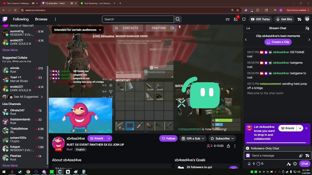 PLAYING RUST!