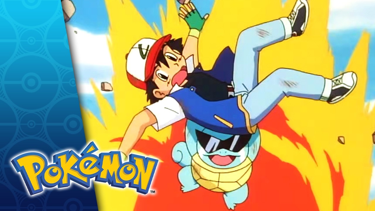 Ash Ketchum Befriends The Squirtle Squad | Pok&eacute;mon: Indigo League