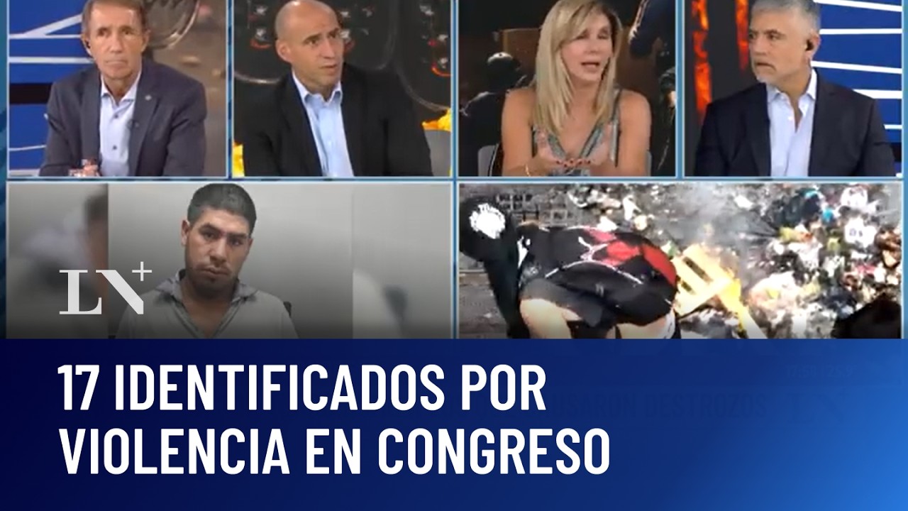 El gobierno denunciará terrorismo: 17 identificados por violencia en Congreso