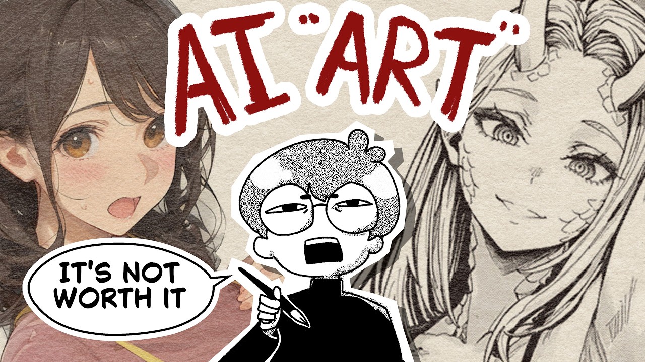 AI Art in MY COMICS? Is it good?? No??? Yeah, thought so.
