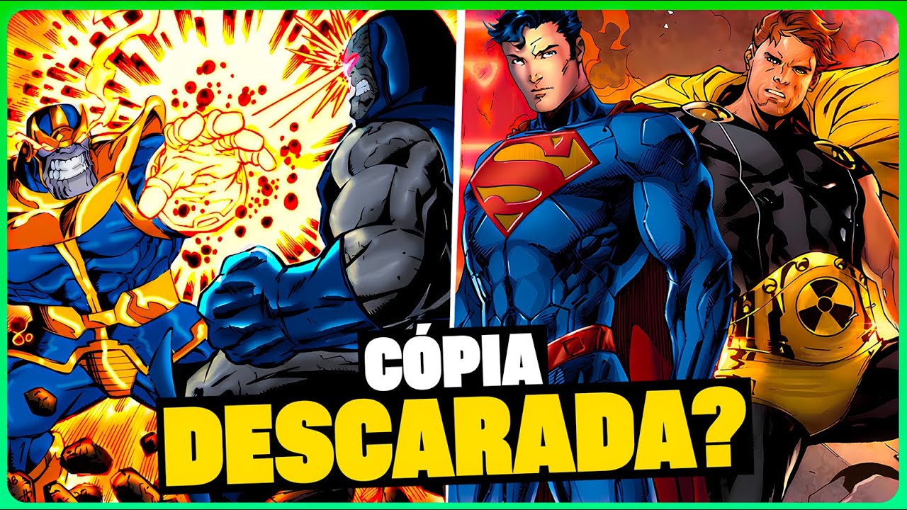 Cópias ou Inspirações? A Verdade CHOCANTE Sobre Marvel e DC!