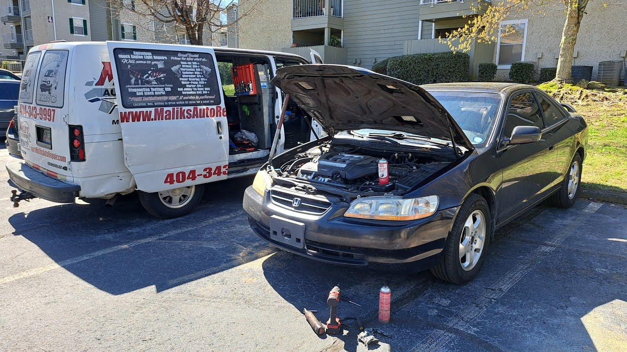 HOW TO CLEAN THROTTLE BODY | 2001 HONDA ACCORD 3.0 | TROUBLE CODE INTERMITTENT P1106
