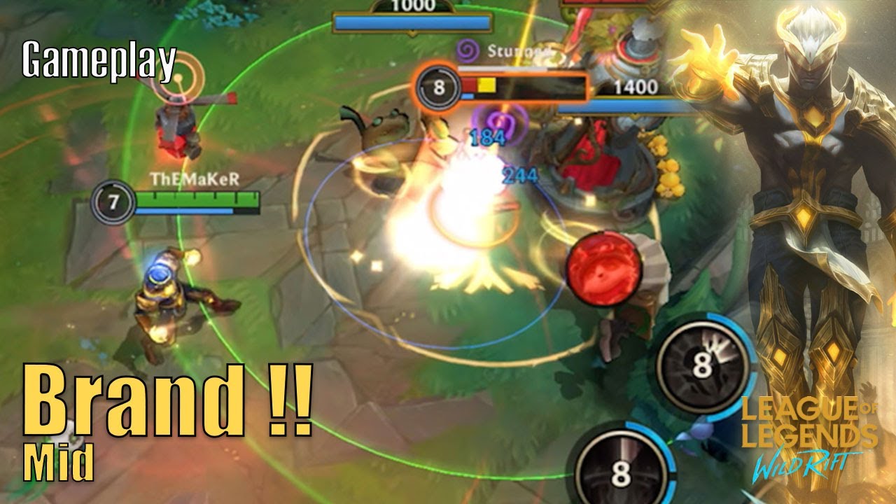 Wild Rift  Brand vs Teemo Mid Lane (A)