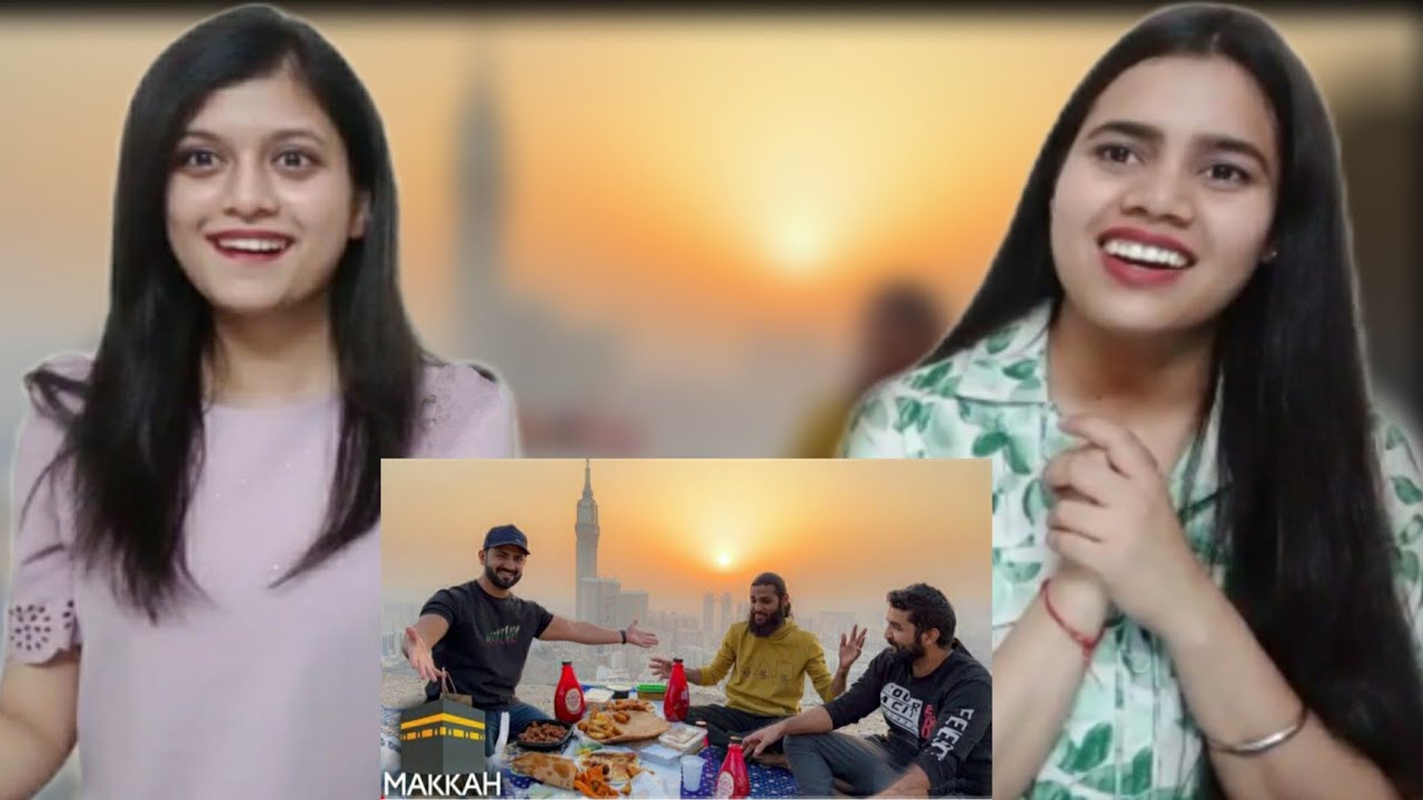 Indian Reaction on Amazing View Point for IFTAR in Makkah with Sunset & Masjid Al Haram View