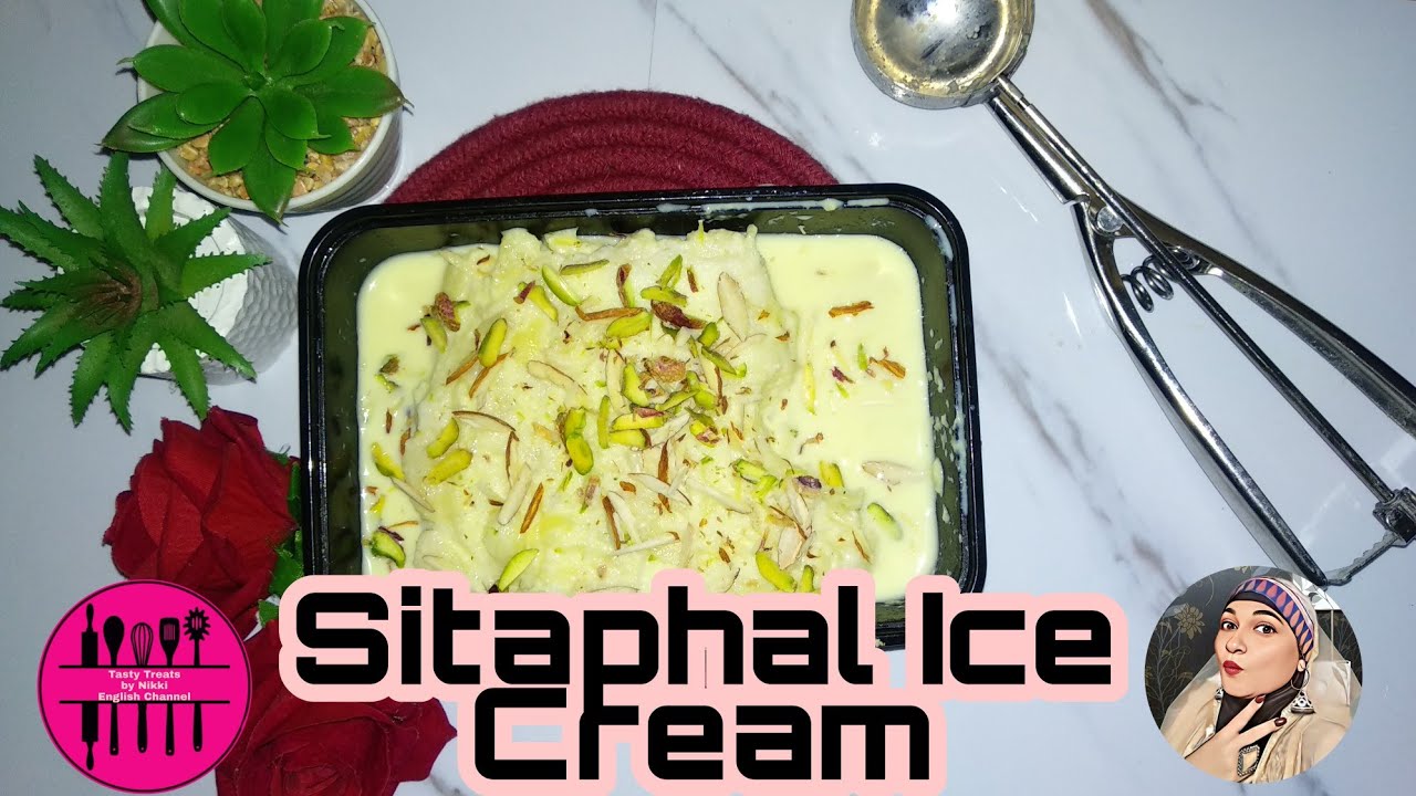 Sitaphal Ice Cream #viral #youtuber #trending #youtube#recipe #cooking #cookingathome#youtubechannel