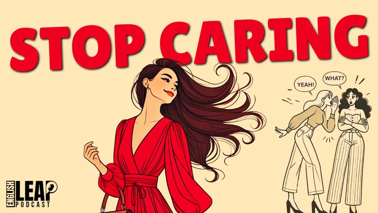 English Podcast For Learning English | Stop Caring What People Think | English Leap Podcast