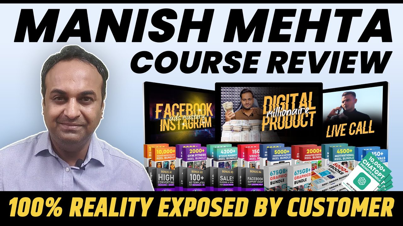 Digital Product Millionaire Manish Mehta Course Review | Manish Mehta Course Review