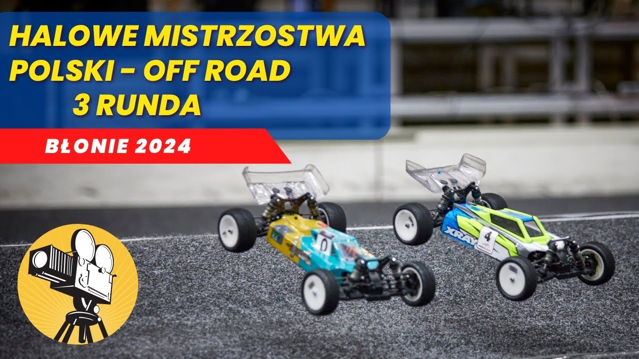 Relacja z 3 rundy Halowych Mistrzostw Polski modeli samochodów RC OFF ROAD w Błoniu
