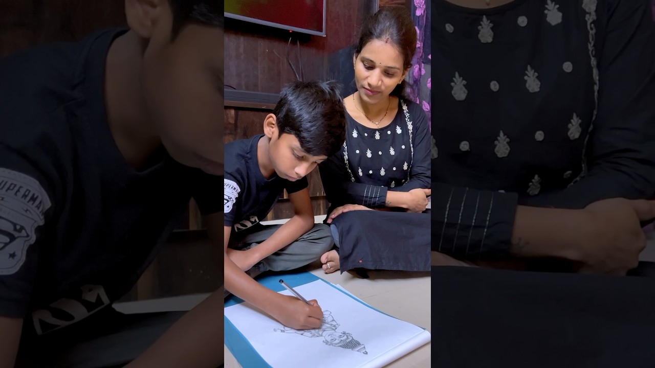 Can you please Rate My Drawing 😱 #kkcreativevlogs