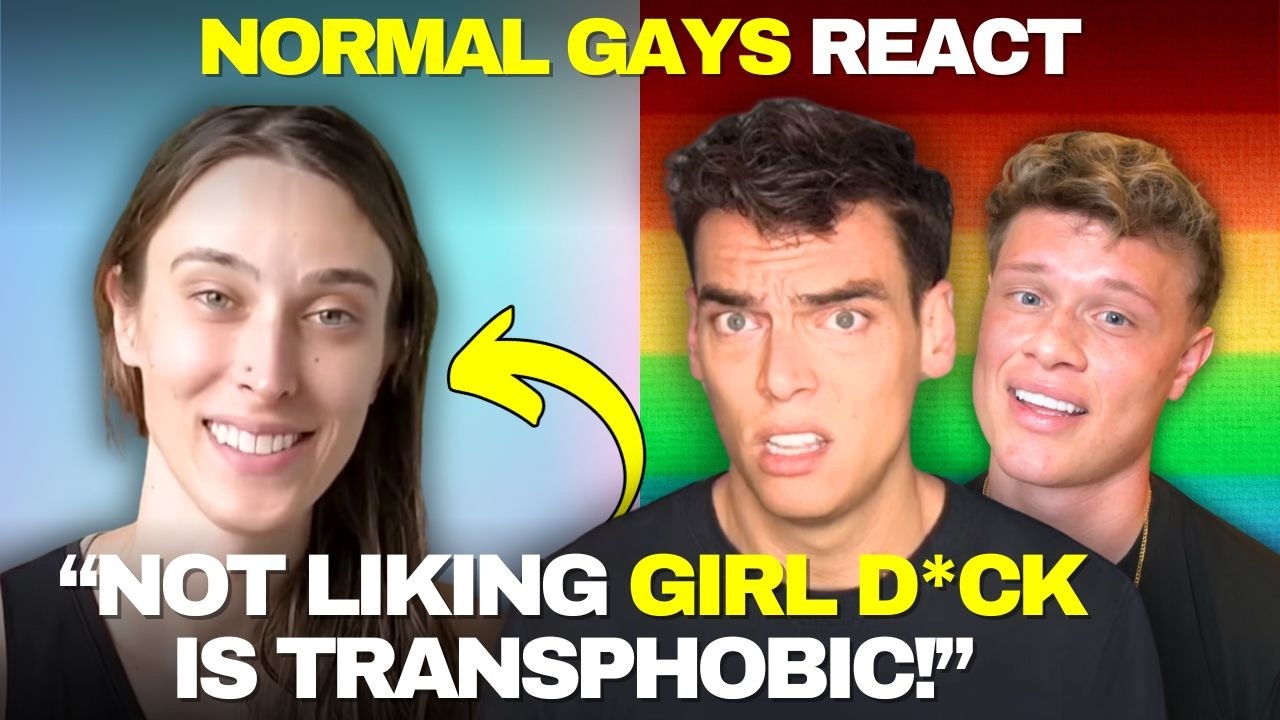 NORMAL GAYS react to INSANE trans YouTuber (this is creepy!)