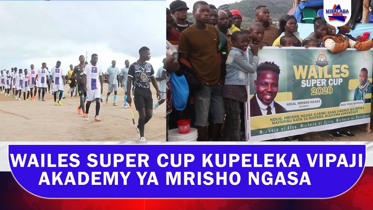 WAILES SUPER CUP KUPELEKA VIPAJI AKADEMY YA MRISHO NGASA (ENJOY SOKA ACADEMY)