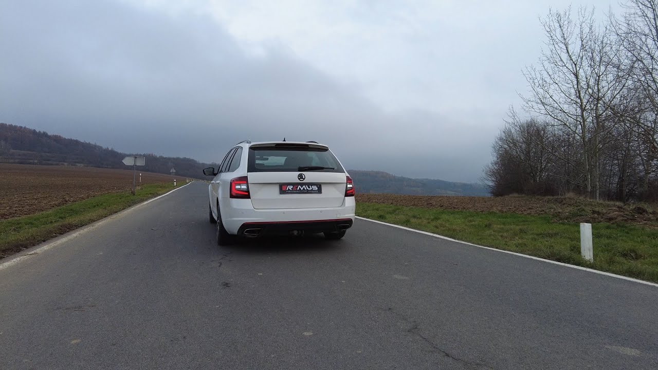 Škoda Octavia III. RS i s GPF - REMUS GPF-BACK system s regulace zvuku 