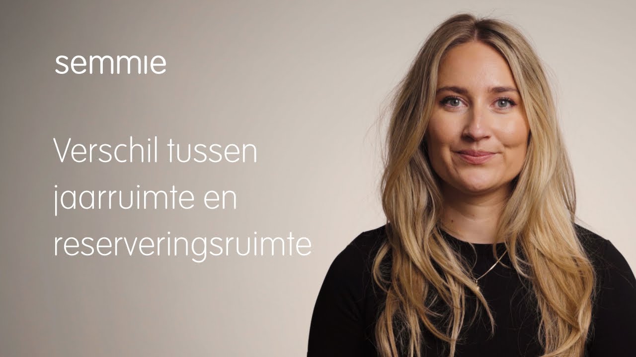 Wat is het verschil tussen jaarruimte en reserveringsruimte?