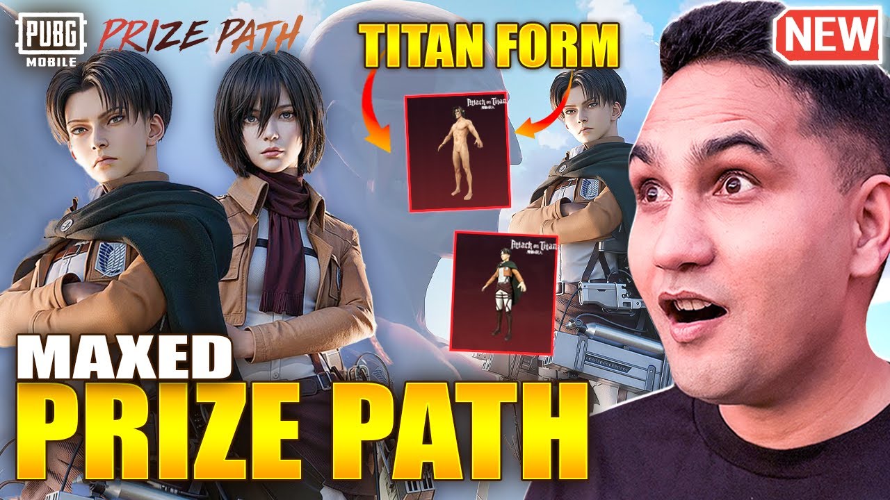 Attack On Titan Prize Path | New Attack On Titan Lucky Spin Crate Opening | PUBG MOBILE | BGMI