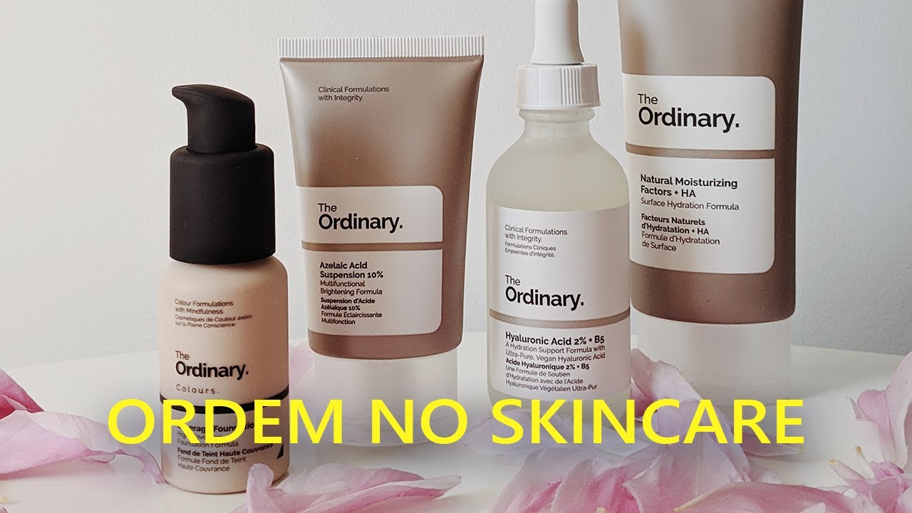 Qual a ordem certa dos produtos no skincare