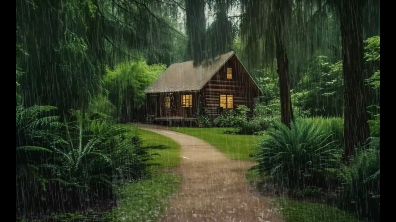 HEAVY RAIN AND THUNDER SOUNDS - DEEP SLEEP | Thunderstorm for Sleeping - #Sounds Of Rain
