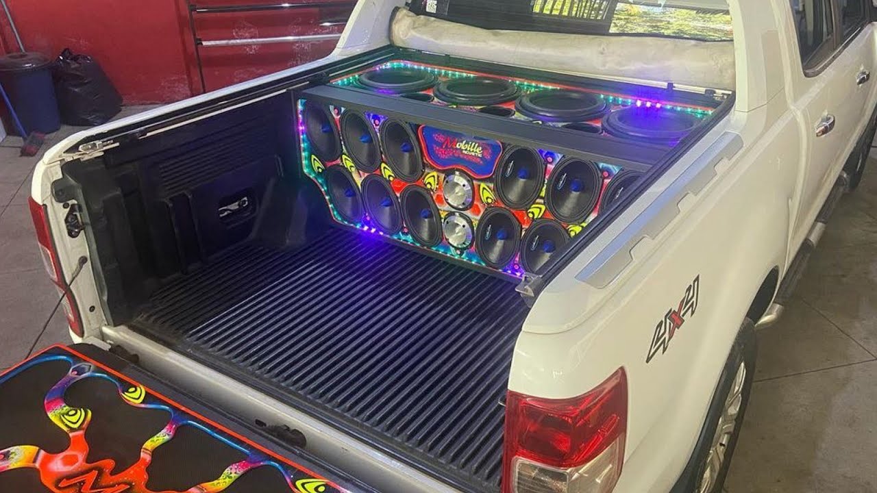 RANGER COM 4 SUBWOOFER E 12 69 PROTECH NA CAÇAMBA - MOBILLE ACUSTIC | ILOVEBASSBR