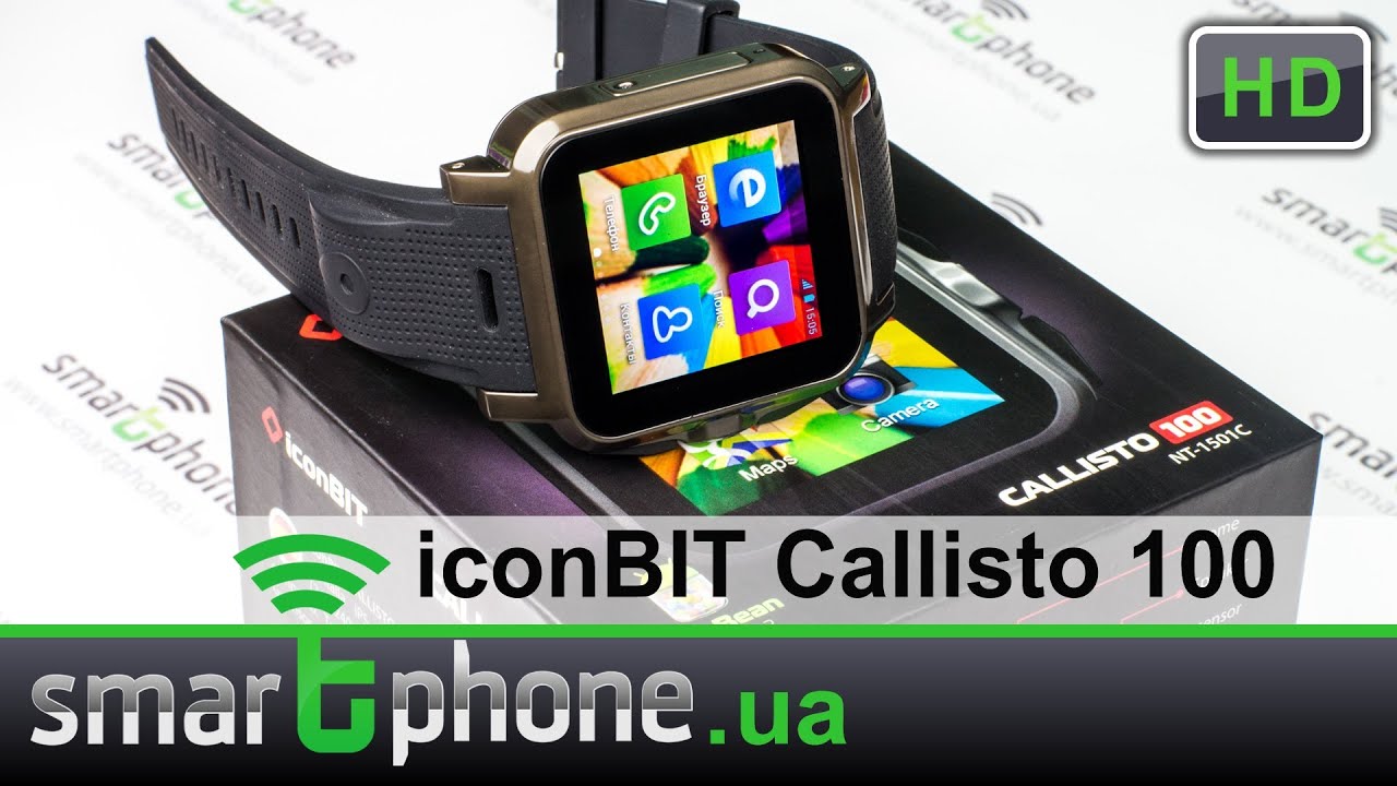 iconBIT Callisto 100 - Обзор часов на Android 4.2 и поддержкой Google Play