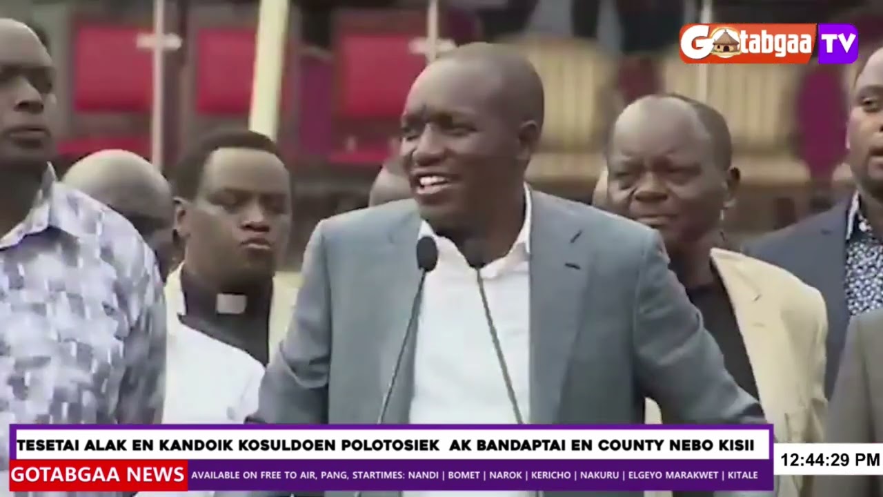 KISII GOVERNER SIMBA ARATI ROAR IN KISII TOWN.