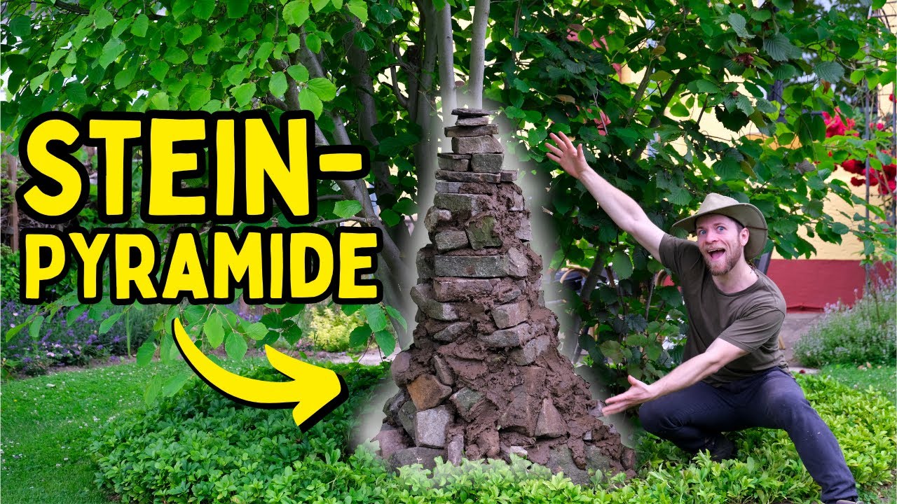 Eine STEINPYRAMIDE für deine Nützlinge im Garten bauen [Naturnah gärtnern🌱]