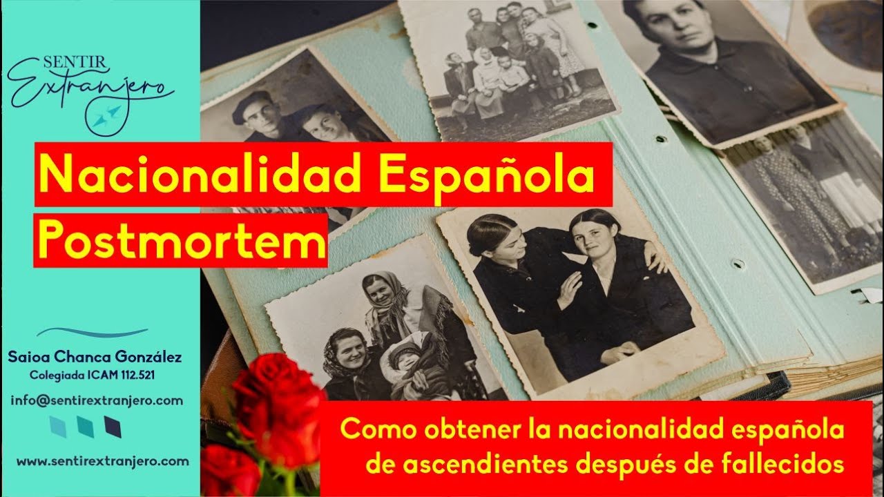 🔔 Nacionalidad Española Postmortem  - para padres, abuelos y bisabuelos