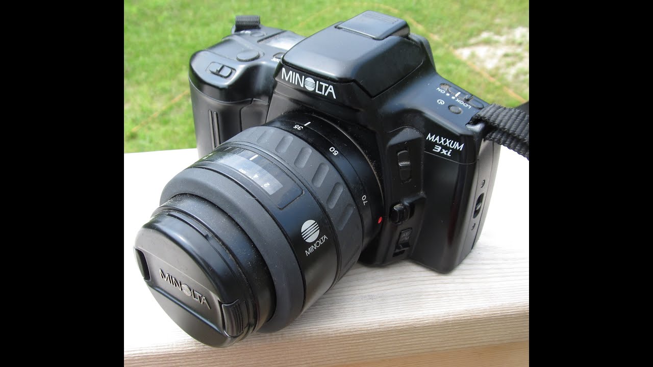 Зеркальная камера Minolta Maxxum 3xi 35mm (1994) + тестовые фотографии