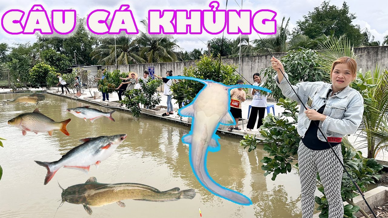 Thử Thách Câu Cá Lãnh Tiền Ở Câu Lạc Bộ Câu Cá Khủng #trangandvinh
