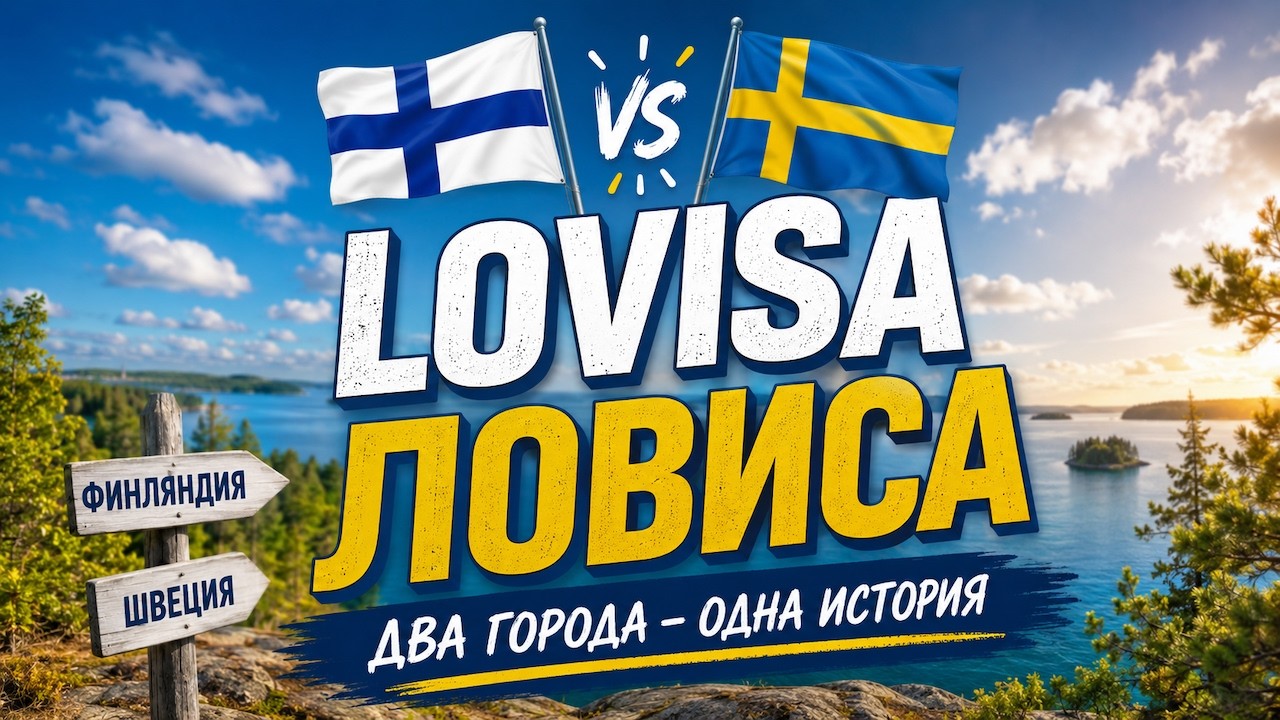 🇸🇪 🇫🇮 Loviisa. Ловииса. Небольшой финский-шведский город.