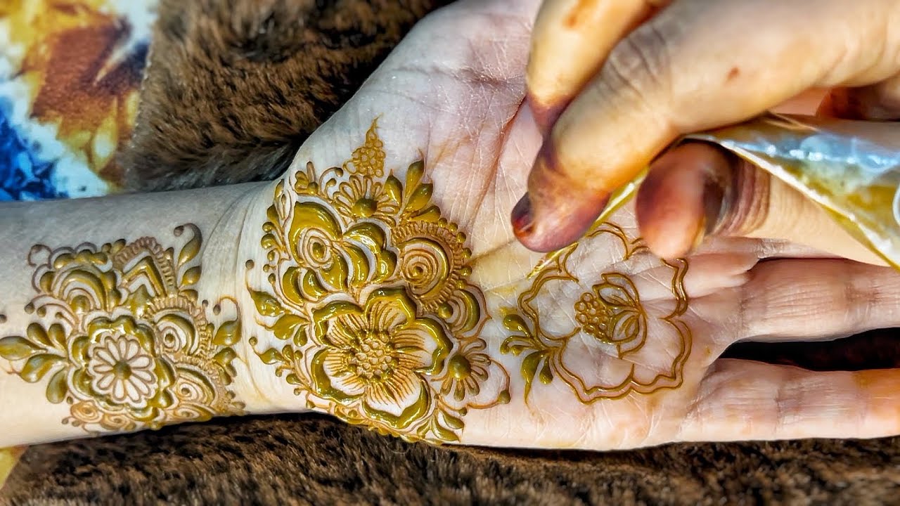 Stylish Floral Mehndi Design For Bridesmaids 2025 | Bridal Mehndi | Wedding Henna | mehndi ka design
