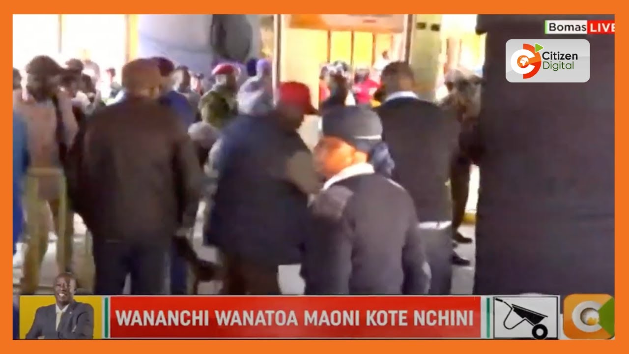 Chaos at Bomas of Kenya during public participation for Gachagua impeachment