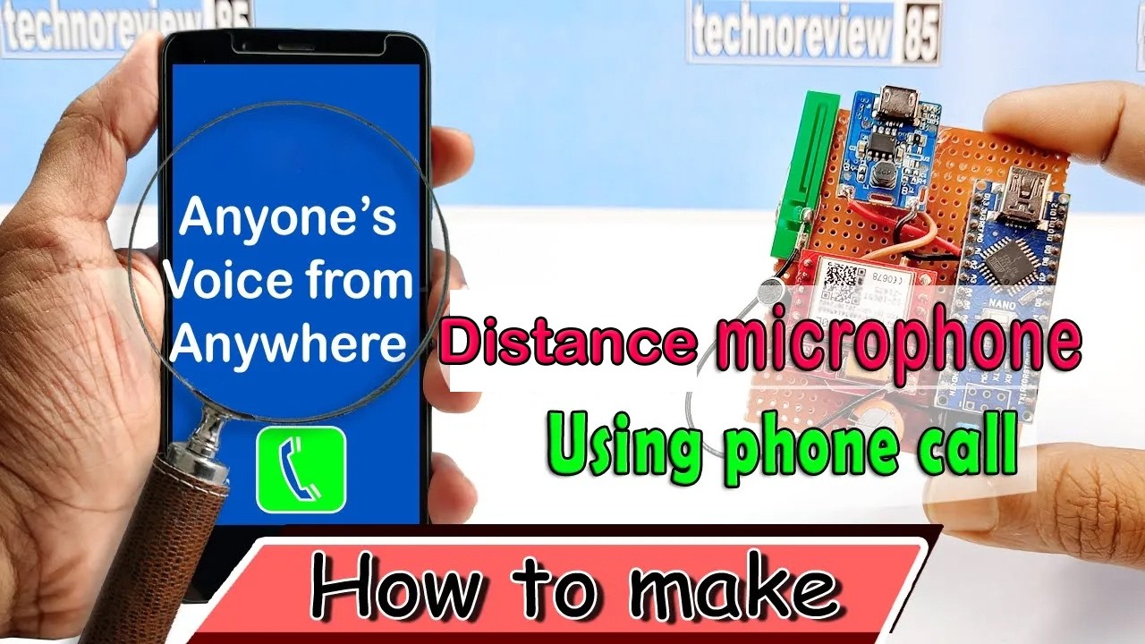 Gsm based audio monitoring device | how to make