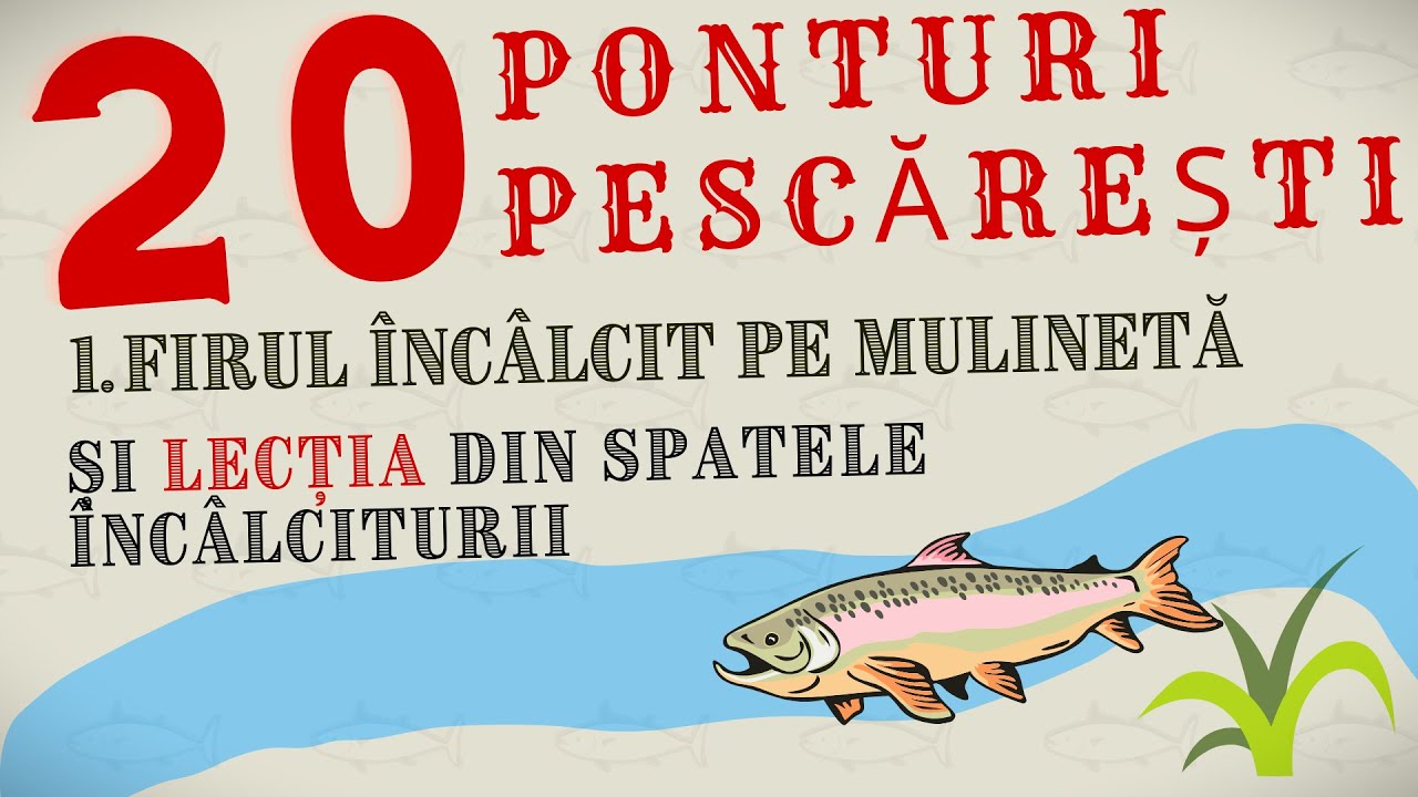 20 SFATURI ptr. PESCUIT la spinning și nu numai