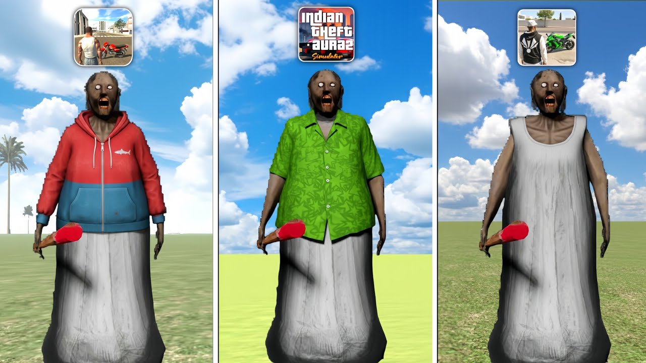 Granny in All Indian GTA Games 😍🔥