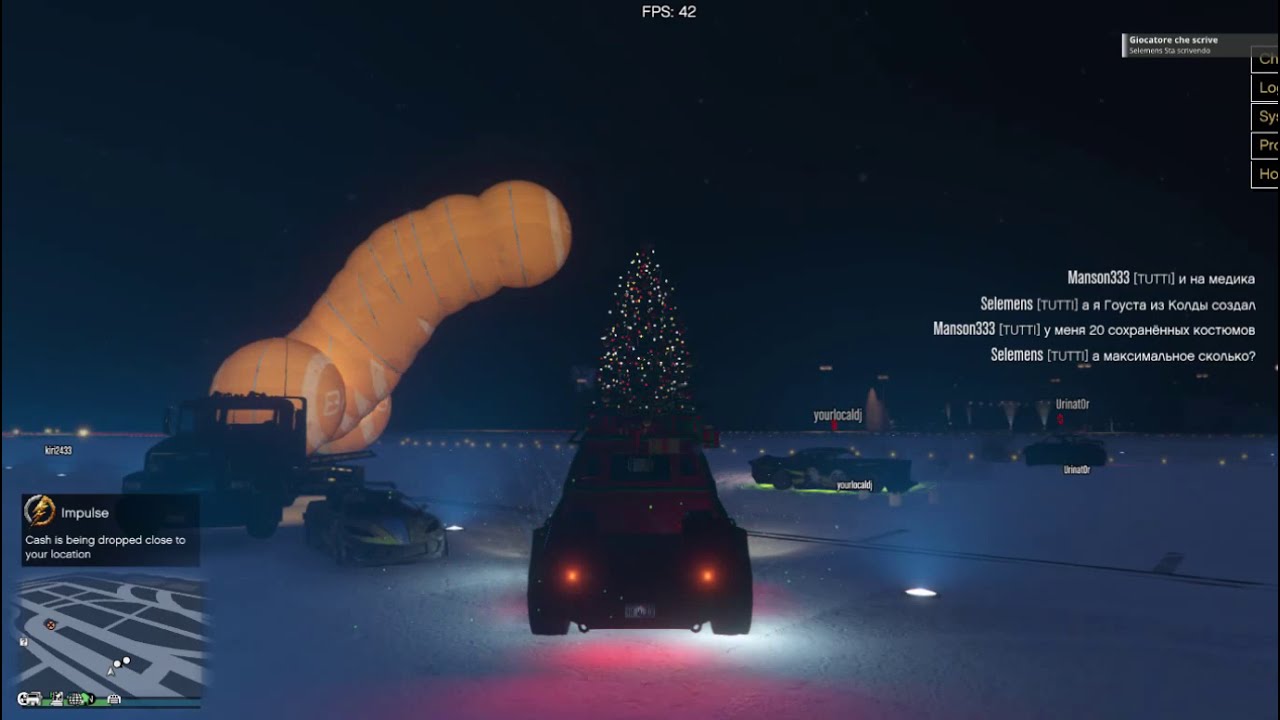 Grand Theft Auto V mod menu (impulse vip) troll money drop 🎄☃⛄❄😁🤣😂