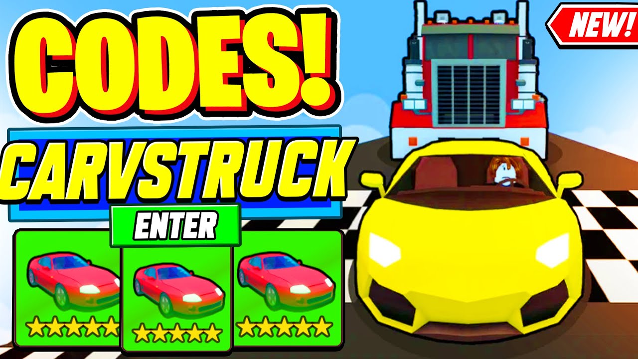 ⚠️Новые⚠️ ВСЕ РАБОЧИЕ КОДЫ для Cars Vs Trucks 2025 - Roblox Cars Vs Trucks Codes 2025