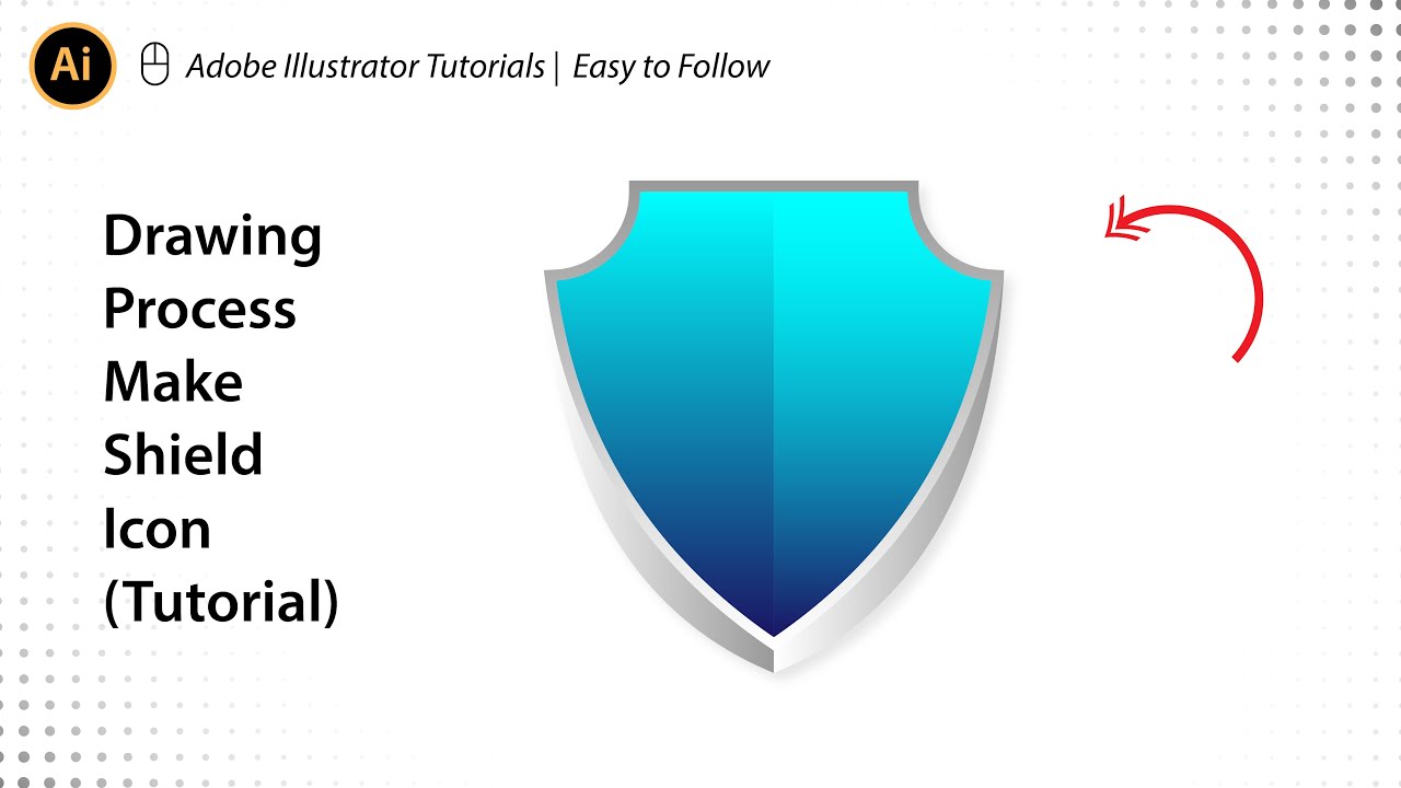 How to Make Shield Icon in Adobe Illustrator | Logo Design