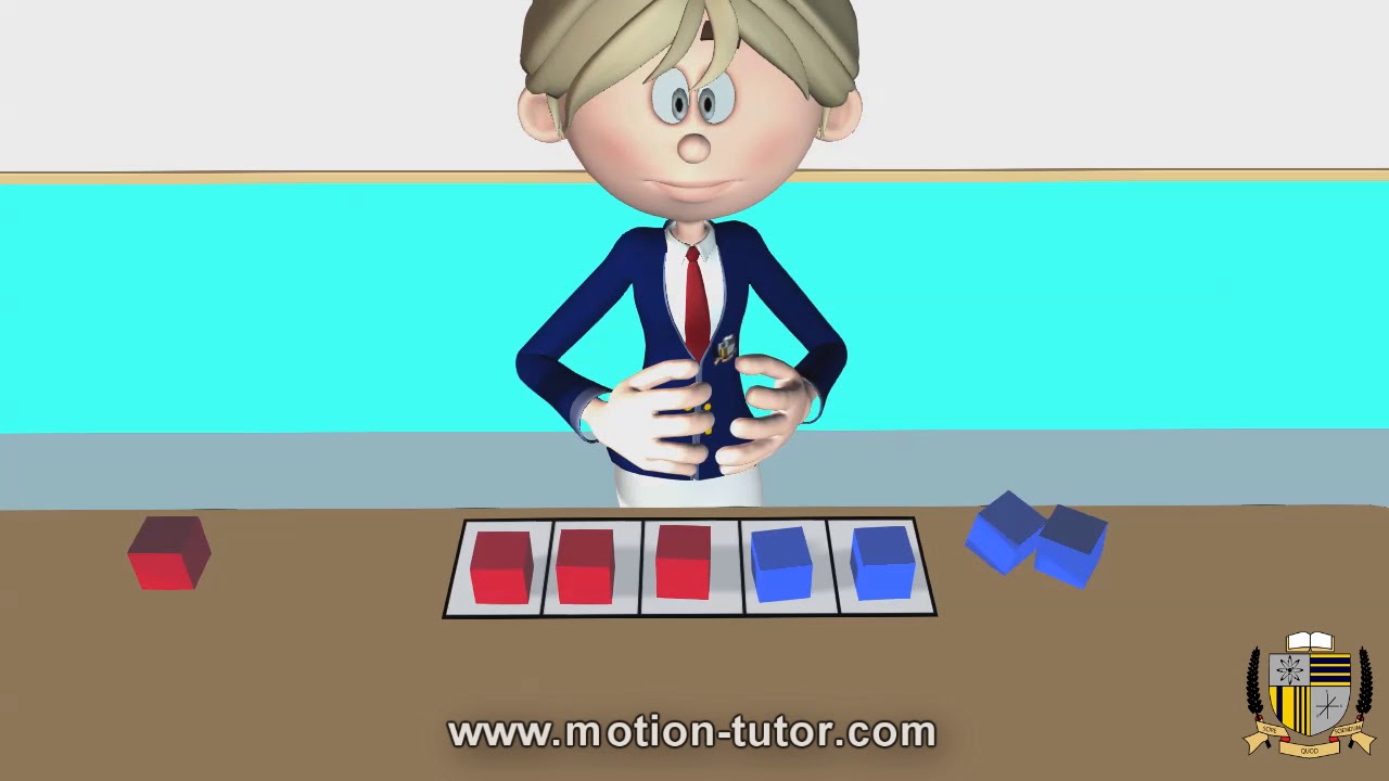 Kindergarten Math - Making 5 using counters