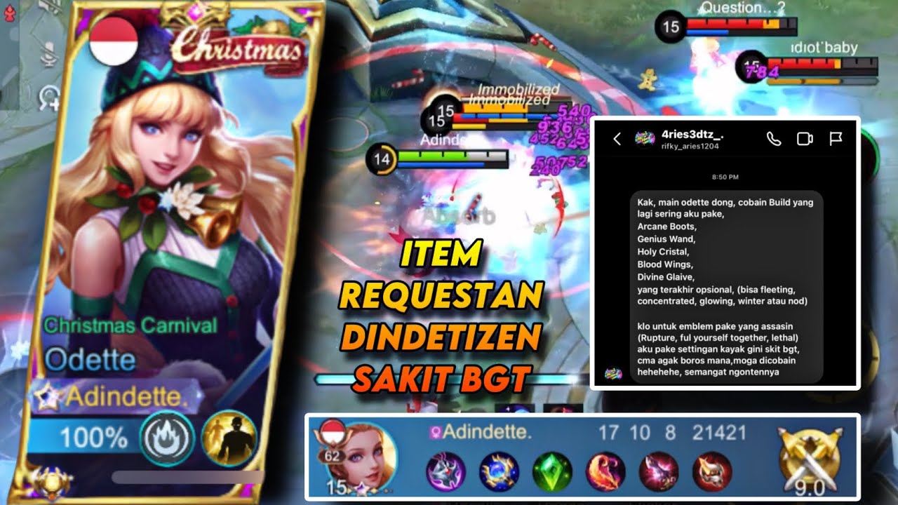 NYOBAIN BUILD REQUESTAN DARI DINDETIZEN !!! TERNYATA DAMAGENYA SAKIT CUY !!!