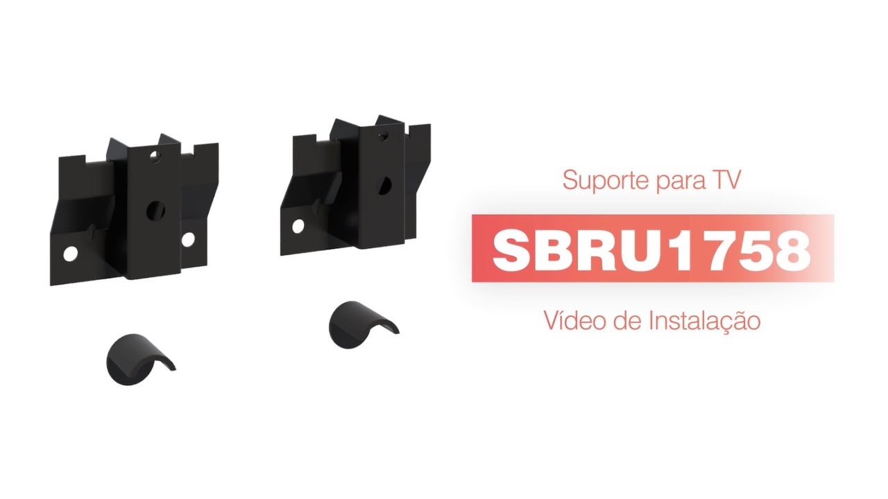 Suporte Fixo para TV - SBRU1758 (Instalação)