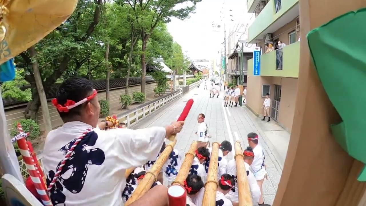 令和四年七番山笠千代流集団山見せ・表（令和四年七月十三日）