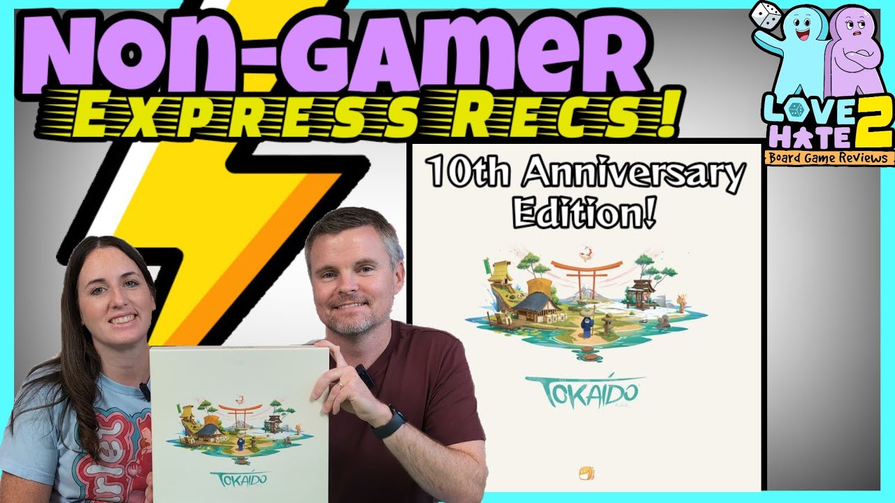 Tokaido 10th Anniversary Edition - A Non-Gamer's Express Review Of This Classic Time Track Game