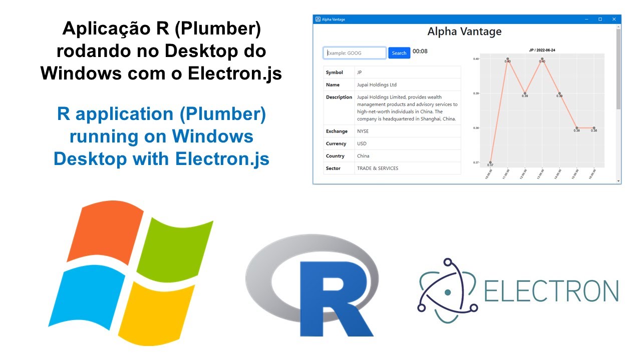 Web App on Desktop - R (Plumber)